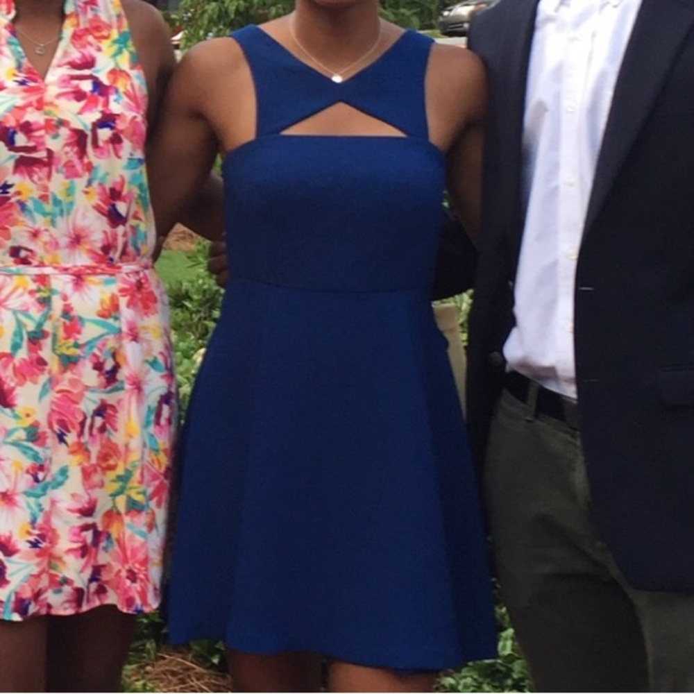 BCBGeneration Blue Semi-Formal Dress